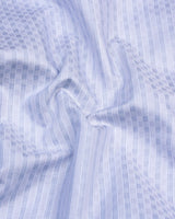 Core Gray With White Check Premium Giza Cotton Shirt