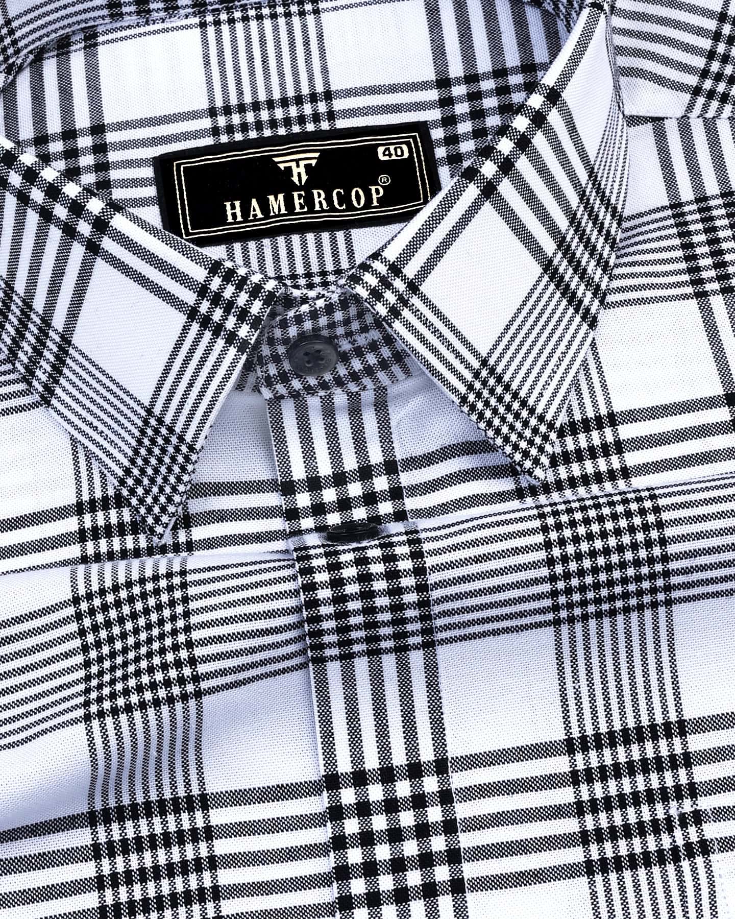 トップス AiE Cotton Plaid Shirt A-White/Black 2955_3.jpg?v=1719290094