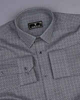 Edwin Gray Dobby Texture Premium Giza Shirt