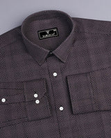 Benton Onion Pink Dobby Texture Premium Giza Shirt