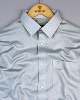 Nova Gray Self Check Dobby Cotton Formal Shirt