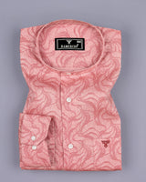 Filton Orchid Peach Printed Cotton Shirt