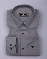 Tropsin Black Houndstooth Dobby Check Premium Giza Shirt