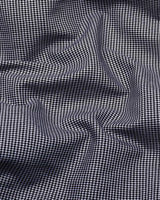 Tropsin Black Houndstooth Dobby Check Premium Giza Shirt