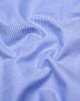Alfreton Blue With White Dobby Premium Giza Shirt