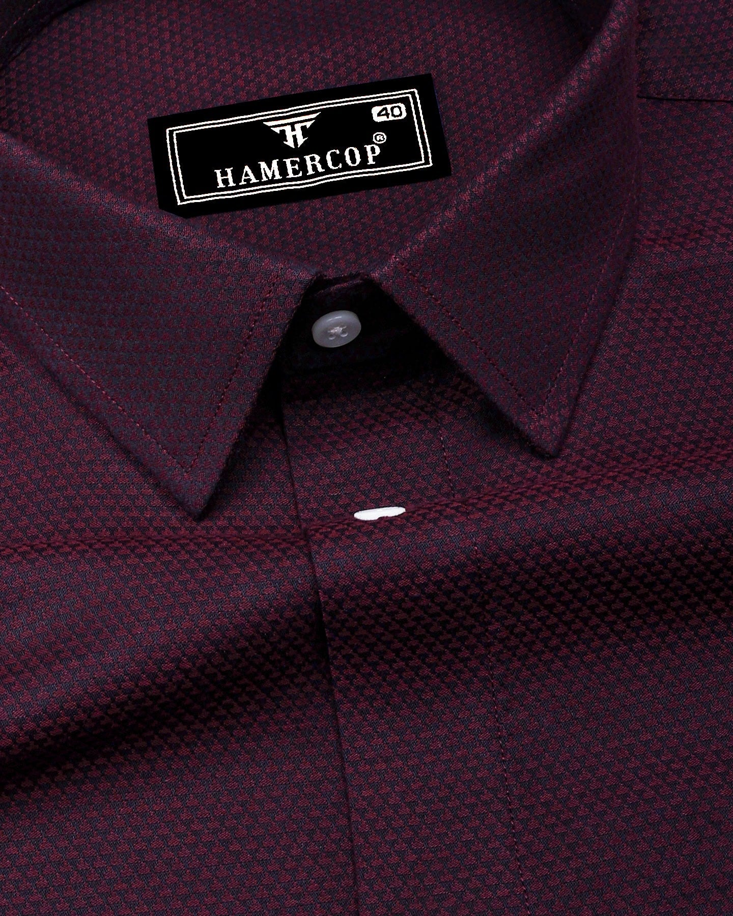 Emerald Noir High Low Hem Cotton Shirt Mc main image 1