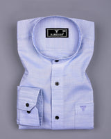 Clinton Gray Solid Linen Cotton Shirt