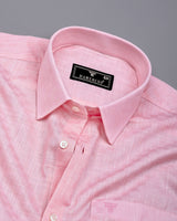 Liza Pink Amsler Dobby Cotton Solid Shirt