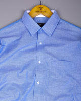 Arion Sky Blue Oxford Cotton Designer Formal Shirt