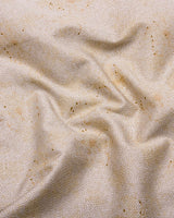 Virgo Green With White Printed Cotton Shirt