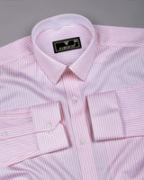Groven Pink With White Stripe Premium Gizza Shirt