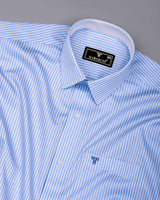Groven Blue With White Stripe Premium Gizza Shirt