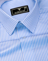 Groven Blue With White Stripe Premium Gizza Shirt