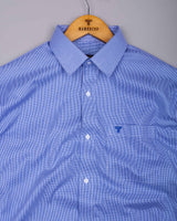Sion Blue With White Dobby Premium Gizza Shirt