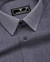 Steelora Gray Plaid Flannel Cotton Shirt