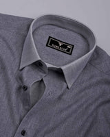 Steelora Gray Plaid Flannel Cotton Shirt