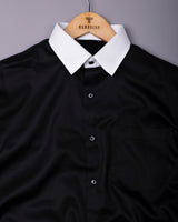 Velaro Black Soft Cotton Formal Designer Shirt