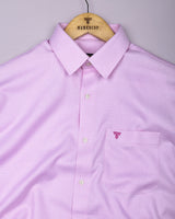 Lorca Pink Jacquard Premium Giza Shirt