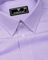 Lorca Lavender Purple Jacquard Premium Giza Shirt