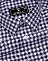 Nexon Navyblue Twill Check Premium Giza Shirt