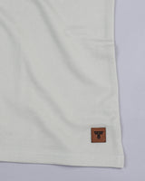 Silver Gray With Black Pique Pima Designer T-Shirt