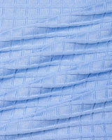 Krypton SkyBlue Knitted Cotton T-Shirt