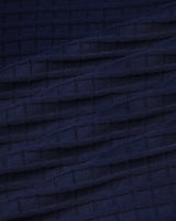 Krypton NavyBlue Knitted Cotton T-Shirt