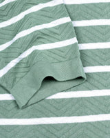 Parasail Pistachio Green Knitted Cotton T-Shirt