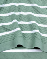 Parasail Pistachio Green Knitted Cotton T-Shirt