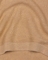 Loreto Clay Cream Knitted Cotton T-Shirt