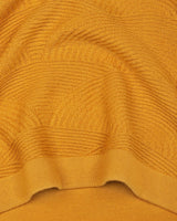 Loreto Turmeric Yellow Knitted Cotton T-Shirt