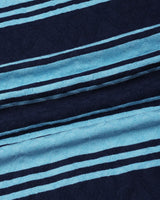Mexico AquaBlue Multi Stripe Knitted Cotton T-Shirt