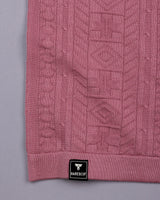 Limon Onion Pink Knitted Cotton T-Shirt