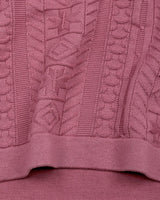 Limon Onion Pink Knitted Cotton T-Shirt