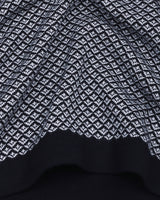 Formin Black Knitted Cotton Polo T-Shirt