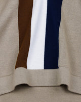 Kelvin Cream Knitted Cotton Zipper Polo Designer T-Shirt