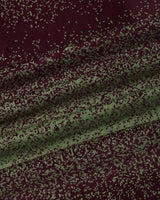 Green Sprinkle With Maroon Knitted Cotton Polo T-Shirt