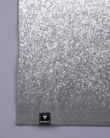 Gray Sprinkle With White Knitted Cotton Polo T-Shirt