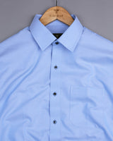 SkyBlue Laxurious Oxford Solid Cotton Shirt