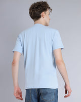 Marine Aqua Blue Super Supima Premium Cotton T-Shirt