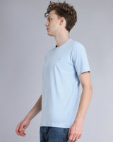 Marine Aqua Blue Super Supima Premium Cotton T-Shirt