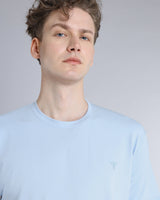 Marine Aqua Blue Super Supima Premium Cotton T-Shirt