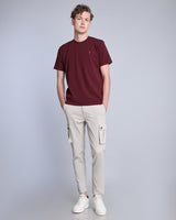 Garnet Maroon Super Supima Premium Cotton T-Shirt