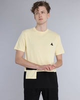 Corn Yellow With Black Premium Cotton Designer T-shirt