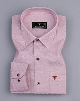 Devon Maroon With White Box Premium Cotton Gizza Shirt