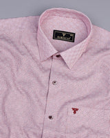 Devon Maroon With White Box Premium Cotton Gizza Shirt