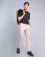 Light Dusty Pink Stretch Cotton Chinos