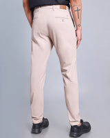 Light Dusty Pink Stretch Cotton Chinos