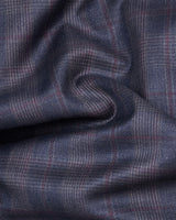 Bluewood Super Fine Checkered Single Breasted Blazer