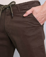 Sacramento Dark Green Stretch Cotton Shorts